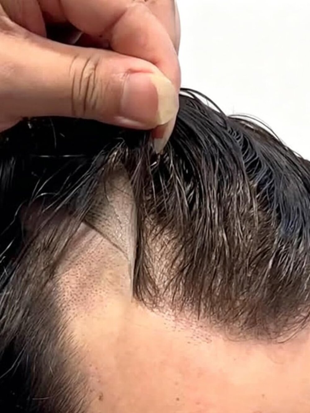 NEW Eversliky Men's Hair System 0.03mm Ultra Thin PU Base Undetectable Mens